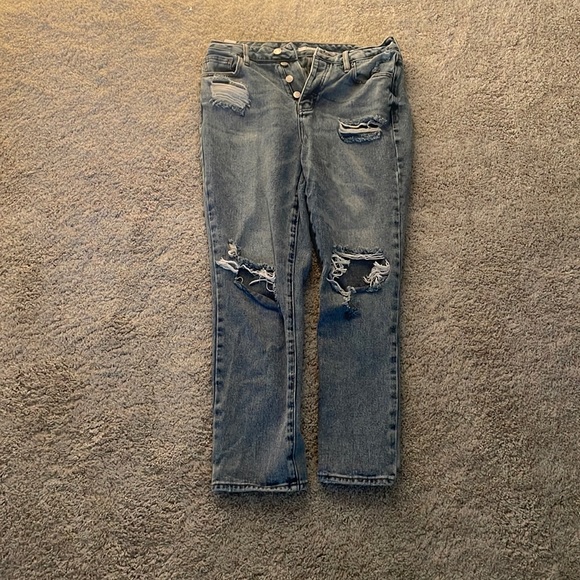 PacSun Denim - Pacsun women’s ripped mom jeans full leg length